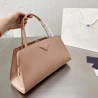 2021 new handbag retro shiny patent leather shopping bag large capacity elegant simple atmospheric shoulder bag