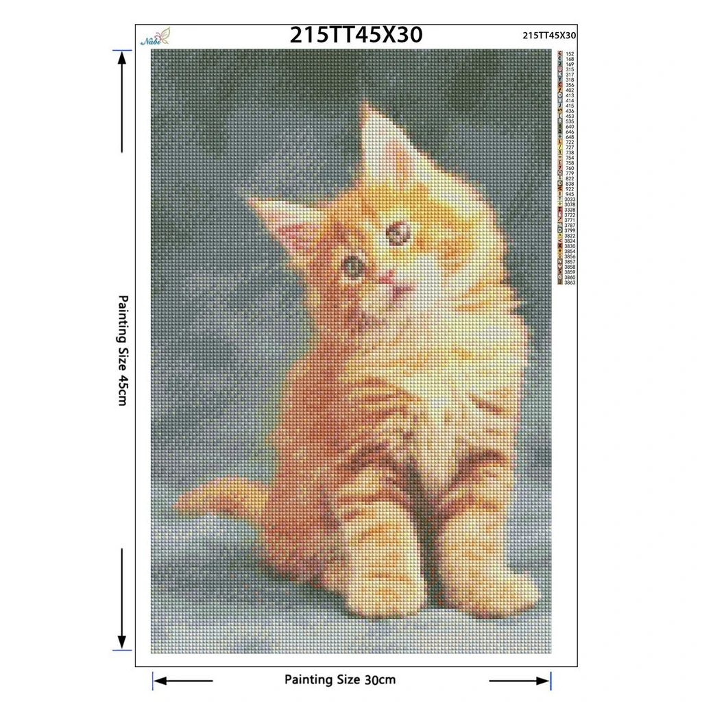 Сделай Сам желтый кот 5D алмазная картина вышивка крестиком вышитая квадратный