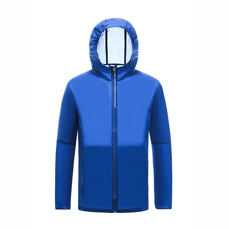 

2020 sunscreen men and women solid color windproof and waterproof outdoor sports running sunscreen breathable daily windbreaker