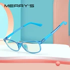 MERRYS дизайн Анти Blue Ray светильник фильтром очки для детей, детская рубашка для мальчика и девочки, От 3 до 15 лет компьютерных игр стандарт Blu-Ray очки S7002