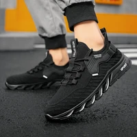fashion new blade elastic sole mens running shoes mens basketball sports shoes mens breathable sports training shoes hombre