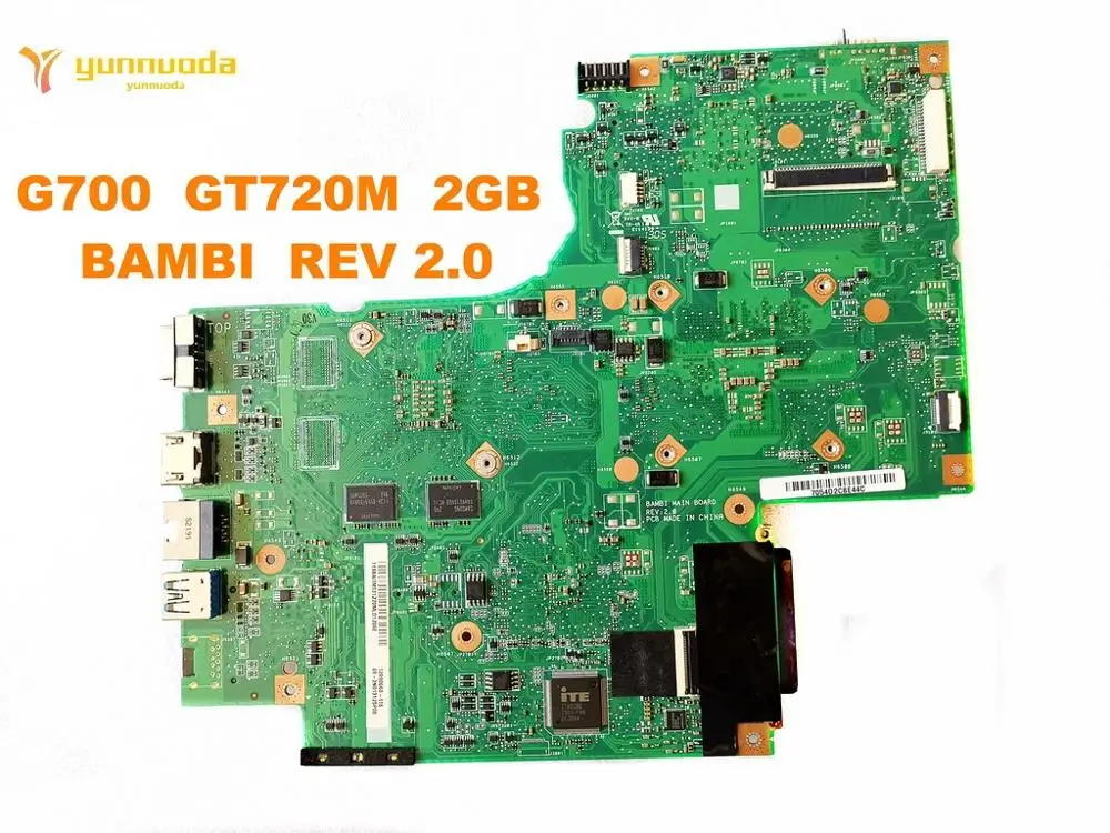 Оригинальная материнская плата для ноутбука Lenovo G700 GT720M 2 Гб Бэмби REV 0