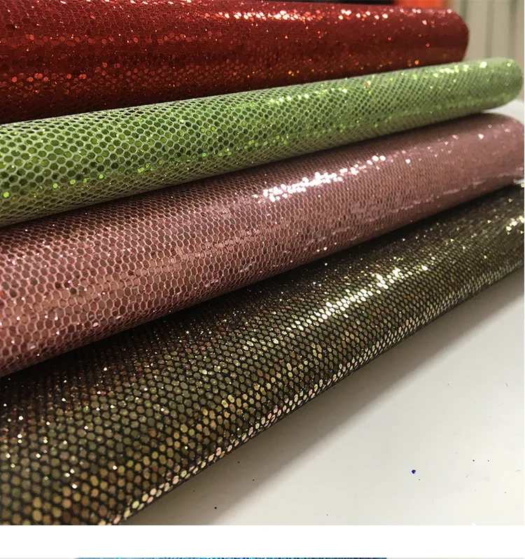 Lychee Life 29x21 см Блестки искусственная кожа красочные ПУ ткань DIY Ручная работа швейные принадлежности для одежды украшения