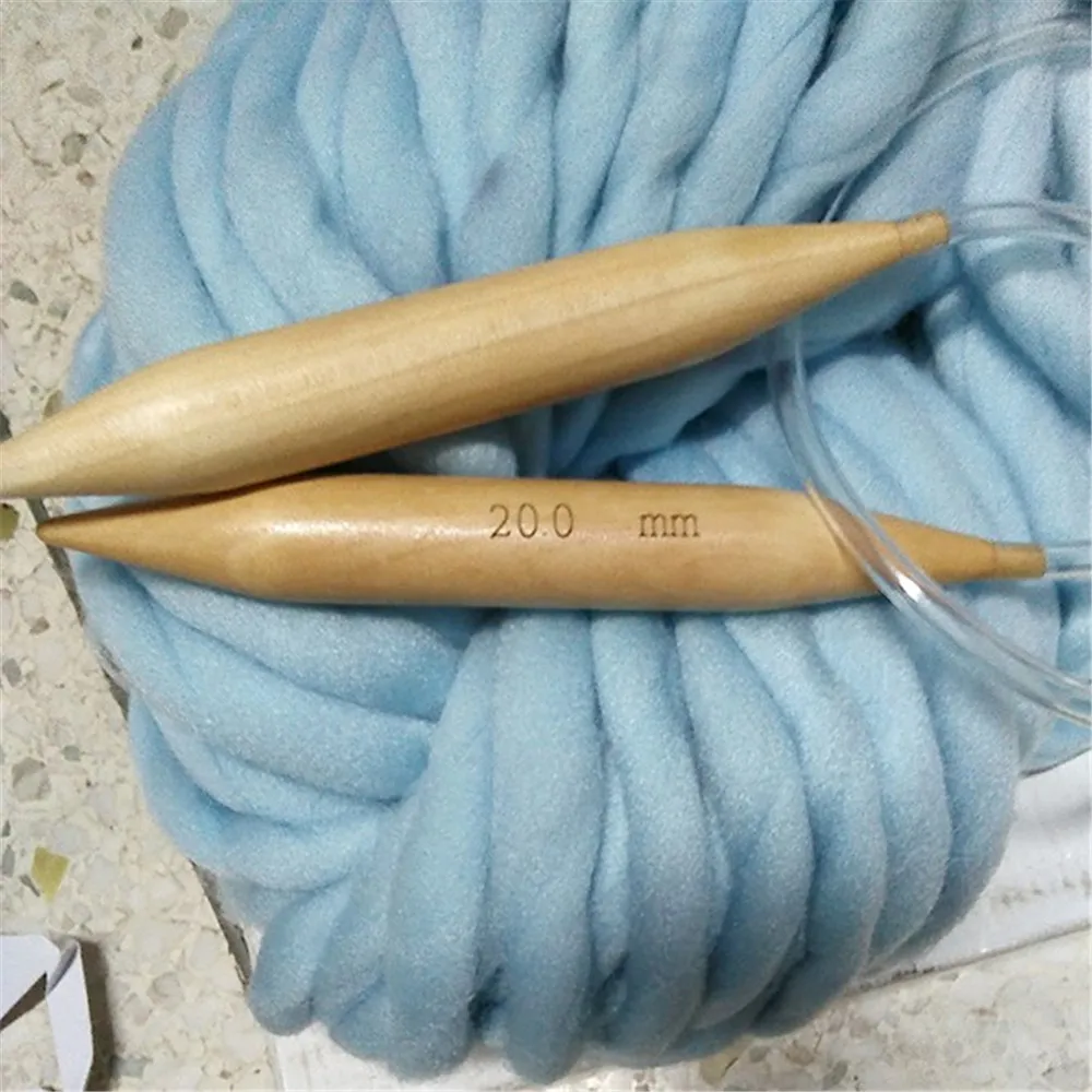 1 шт. 20 мм Пластиковые Деревянные Бамбуковые Спицы для вязания булавки толстой