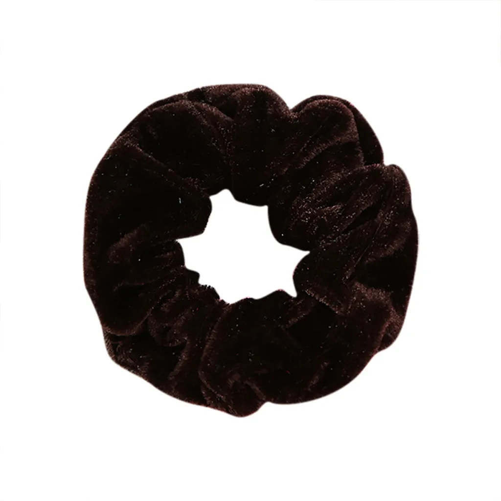 1 шт. Velluto Scrunchies Fasce Accessori Per Capelli Donne Ragazze Capelli Elastici Cravatta In Gomma anello corda per cape