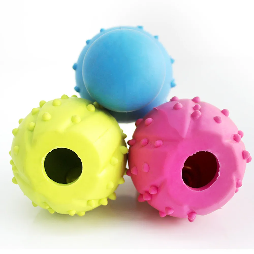 

1 Pc Rubber Pet Toy Bowling Reflected Toys Pet Dog Bite Toys Interactive Molar Teeth Clean Pet Toys For Small Dogs Cleaning Toy