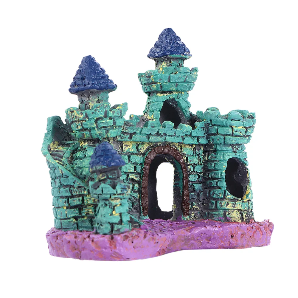 Аквариум украшения для ландшафта замок Вилла украшение аквариума|Декорации| |