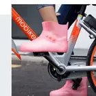 Непромокаемые ботинки из ПВХ, многоразовые защитные ботинки для езды на велосипеде, на нескользящей подошве, защита от дождя, для мужчин и женщин