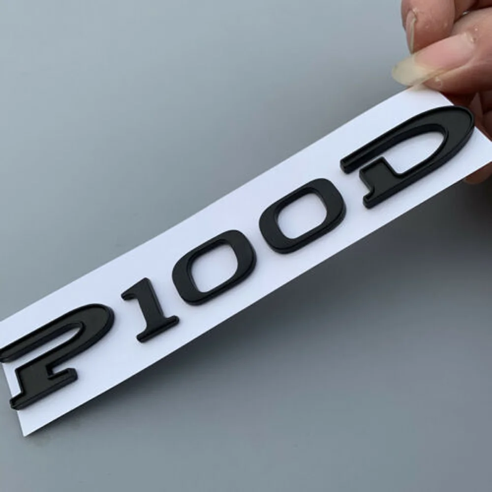 Car P100D Letter Emblem Badge Logo Sticker Decal Accessories For Tesla Model X S | Автомобили и мотоциклы