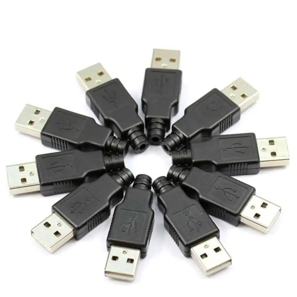 

4-контактный Штекерный разъем Usb типа A с черной пластиковой крышкой G0X4