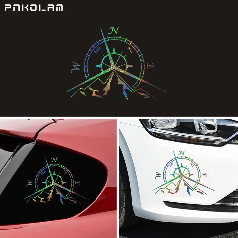 Автомобильная наклейка Nswe Mountain Compass Виниловая автомобильный бампер окно