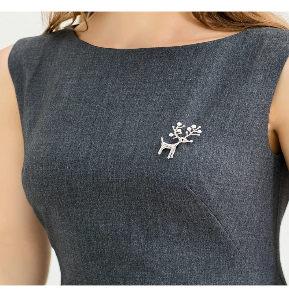 1 шт. брошь с лосем значок булавка броши для женщин аксессуары бутоньерка