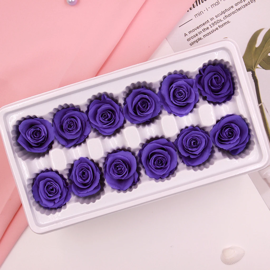 12 шт./кор. &quotЗаконсервированные&quot Цветы бессмертный роза 3 4 см является