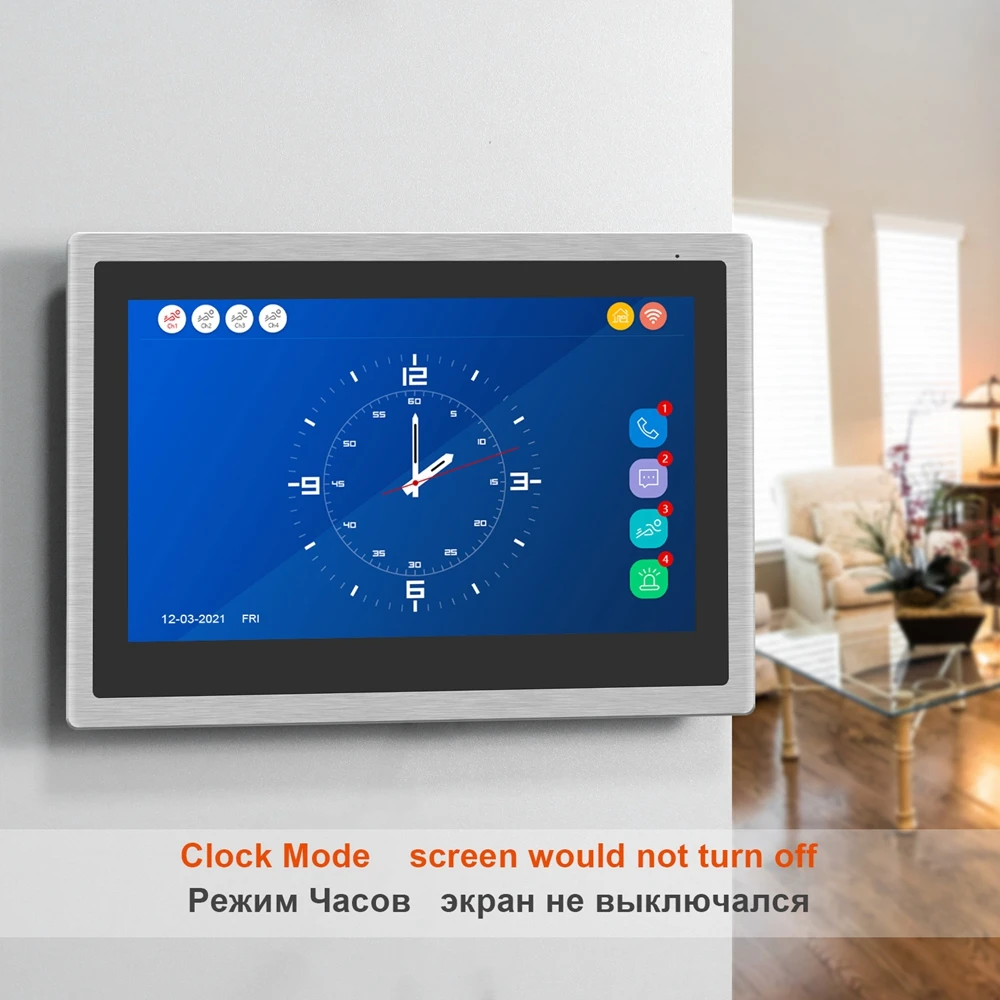 

WiFi Video Intercom for Villa Video Doorbell Camera 1080P Keypad Call Panel Fingerprint RFID Password Unlock Home Access Control