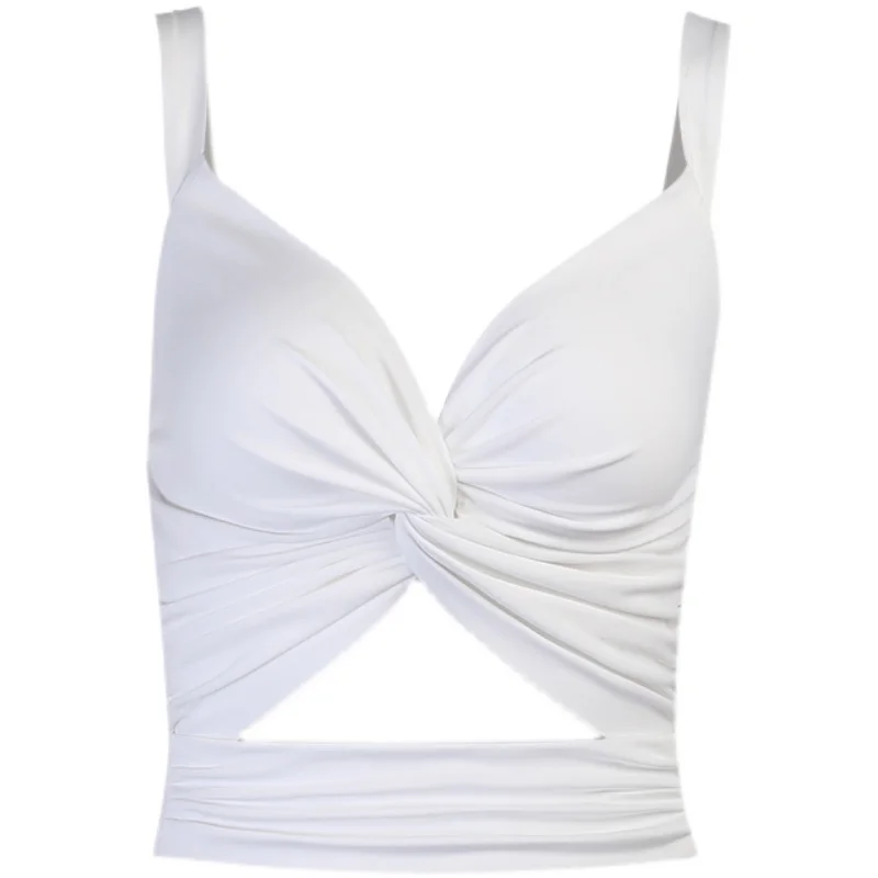 

kywommnz Summer 2021 Women Hollow Out Kink Vest T-shirt Backless Personality Top T Shirt Sexy Female E1300