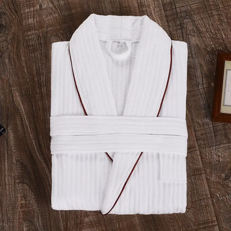 

Luxury Cotton Bath Robe Womens Mens Bathrobe Unisex Sleepwear Night Gown Plush Hotel & Spa Bath Robes Dressing Gown House Coat