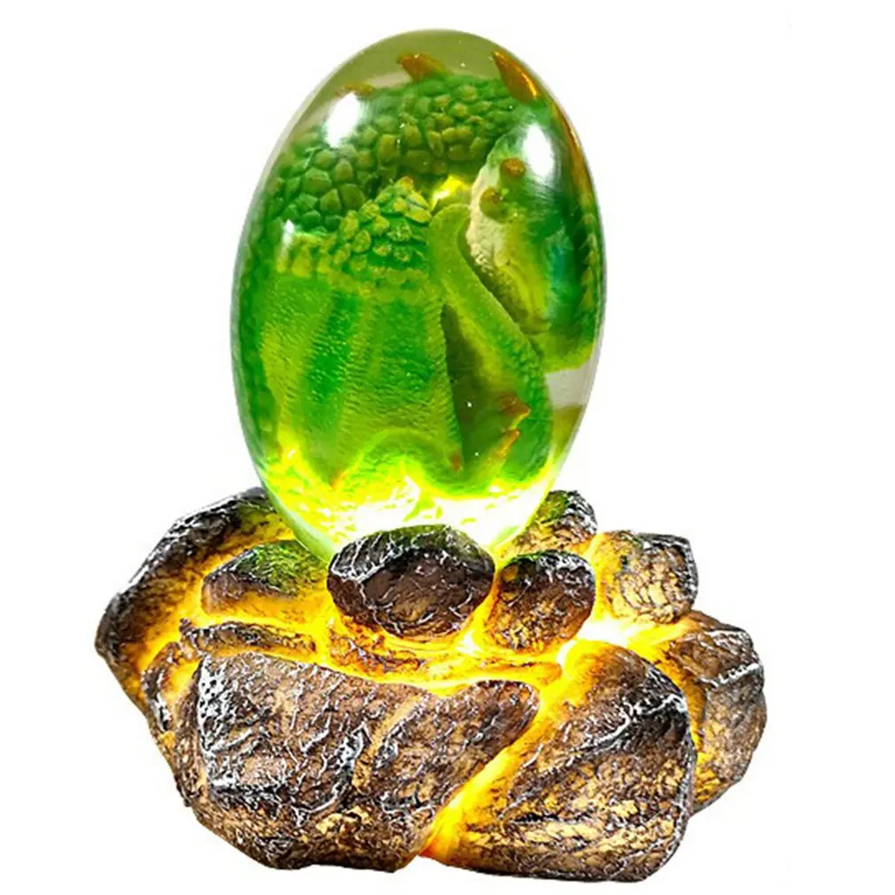 Huevo de drag&oacute;n de Lava, bonito y personalizado, elaborado, port&aacute;til, regalo de vacaciones, recuerdo, mano de obra fina-0