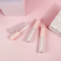 10 50pcs 5ml pink lip glaze tube frosted round lip gloss tubes liquid eyeshadow concealer empty tubes makeup bottles wholesell