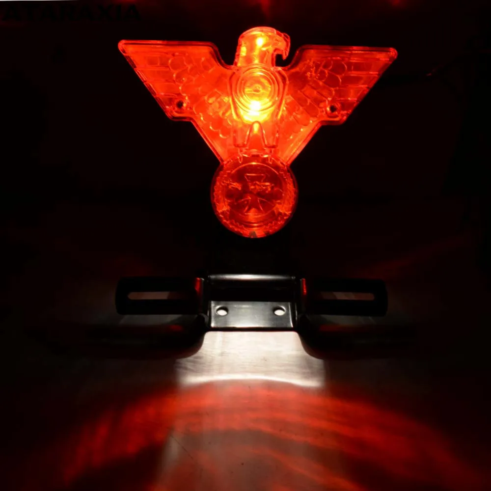 Велосипед Ретро крутой Warbird Орел Номерной Знак Кронштейн монтажный задний