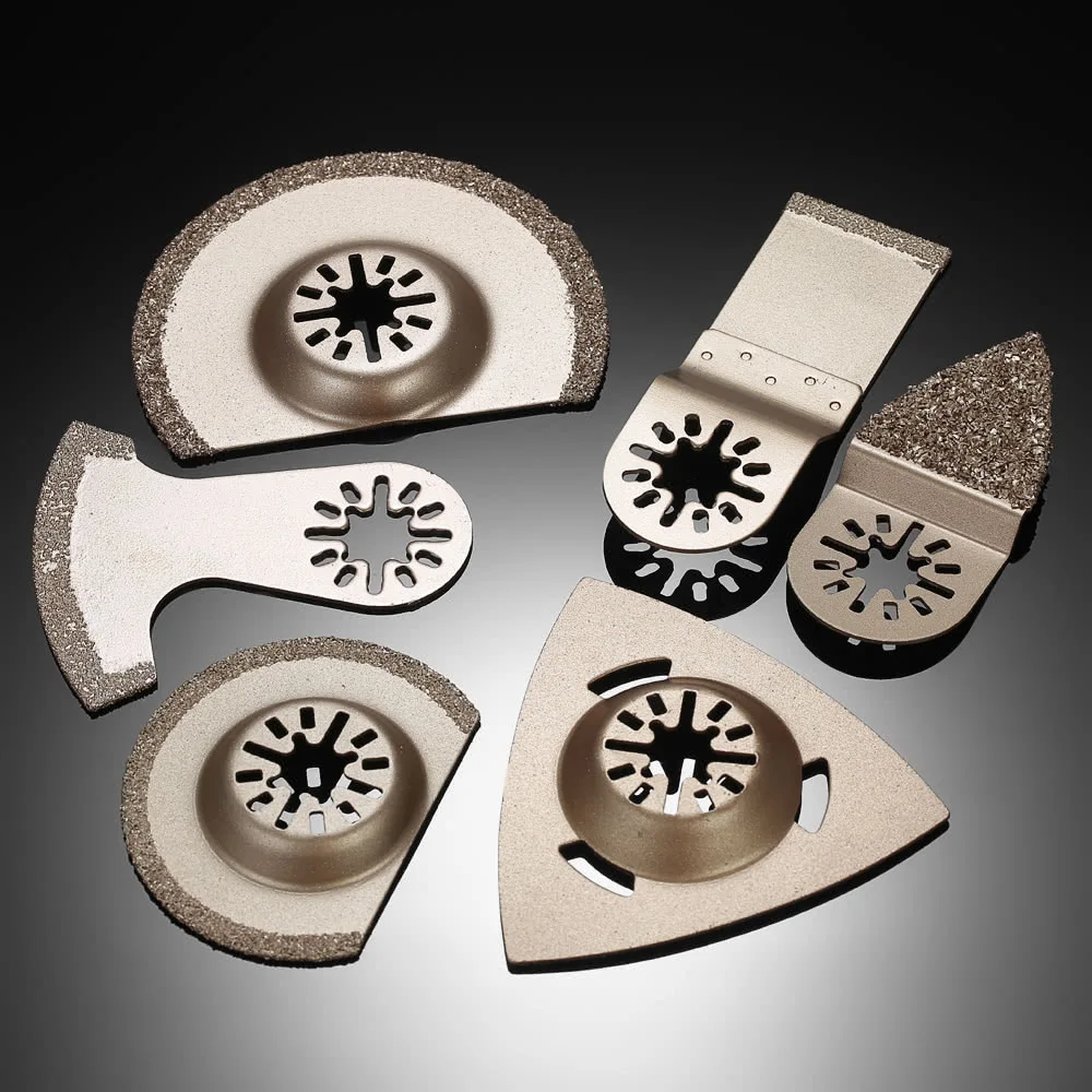 Набор осциллирующих полотен пилы комплект из 6 твердосплавных насадок для Dremel Fein