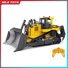 Радиоуправляемая машинка HUINA, экскаватор на 9 каналов, с дистанционным управлением, строительный трактор из сплава, детская игрушка для мальчиков, 1:16