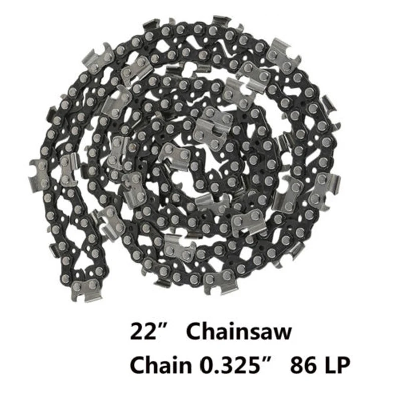 

22inch Chainsaw Semi Chisel Chains 0.325\\\"LP Pitch 0.058 Gauge 86DL Drive Link For Electric Saw Garden Power Tools Saw Chain