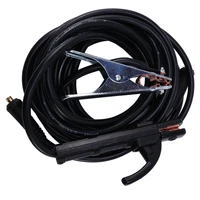 welding machine accessories 200 amp electrode holder 5meter cable300 amp earth clamp 3meter cable for zx7 200 zx7 250