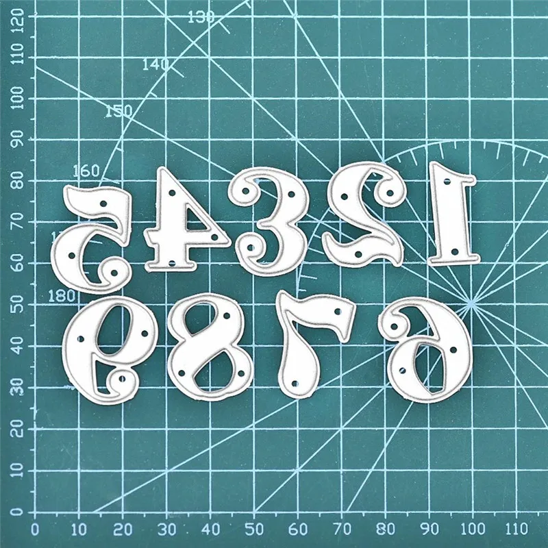 Кокороса номер металла резки штампы для ремесла Скрапбукинг тиснение Трафарет DIY