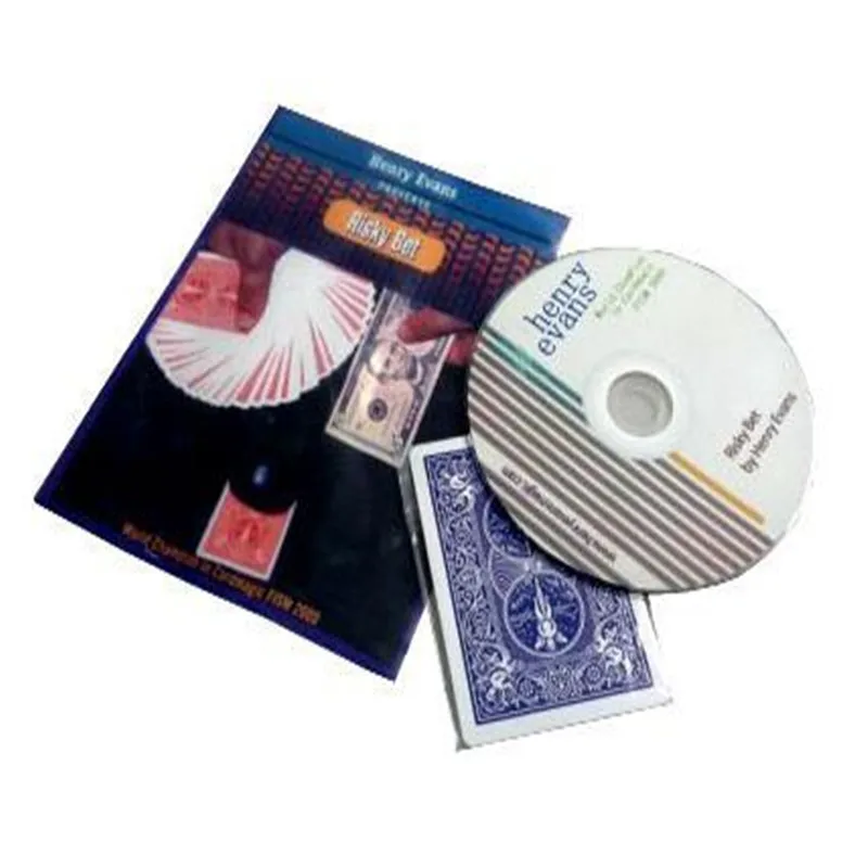 Рискованный синий (трюк и DVD) от Генри Эванса магический трюк сцена реквизит