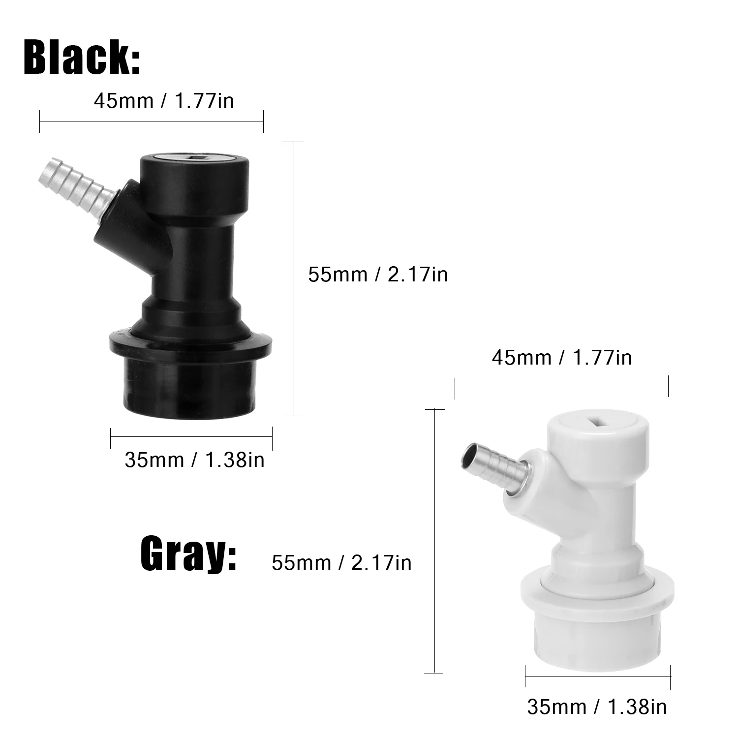 Колпачок для карбонации пивоварения с заглушкой в виде шара зазубриной 5/16 дюйма