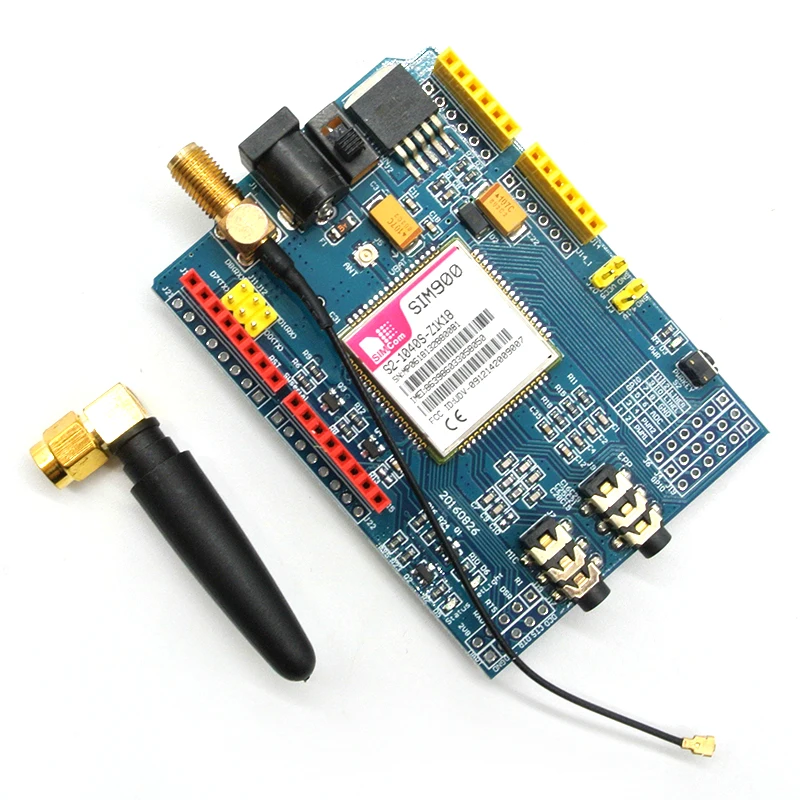 Модуль питания GSMSIM900 4 частоты макетная плата GSM GPRS SMS беспроводной модуль super TC35I