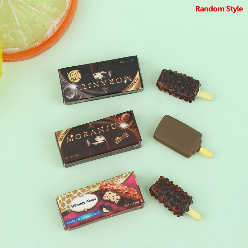 

1/12 миниатюрный кукольный домик с милой едой, миниатюрная имитация мороженого, игрушка, ролевая игрушка, кукольный домик, декоративные аксес...