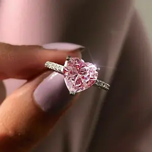 Rosa De Ángel Dulce Anillo De Diamantes Romántico Alas 