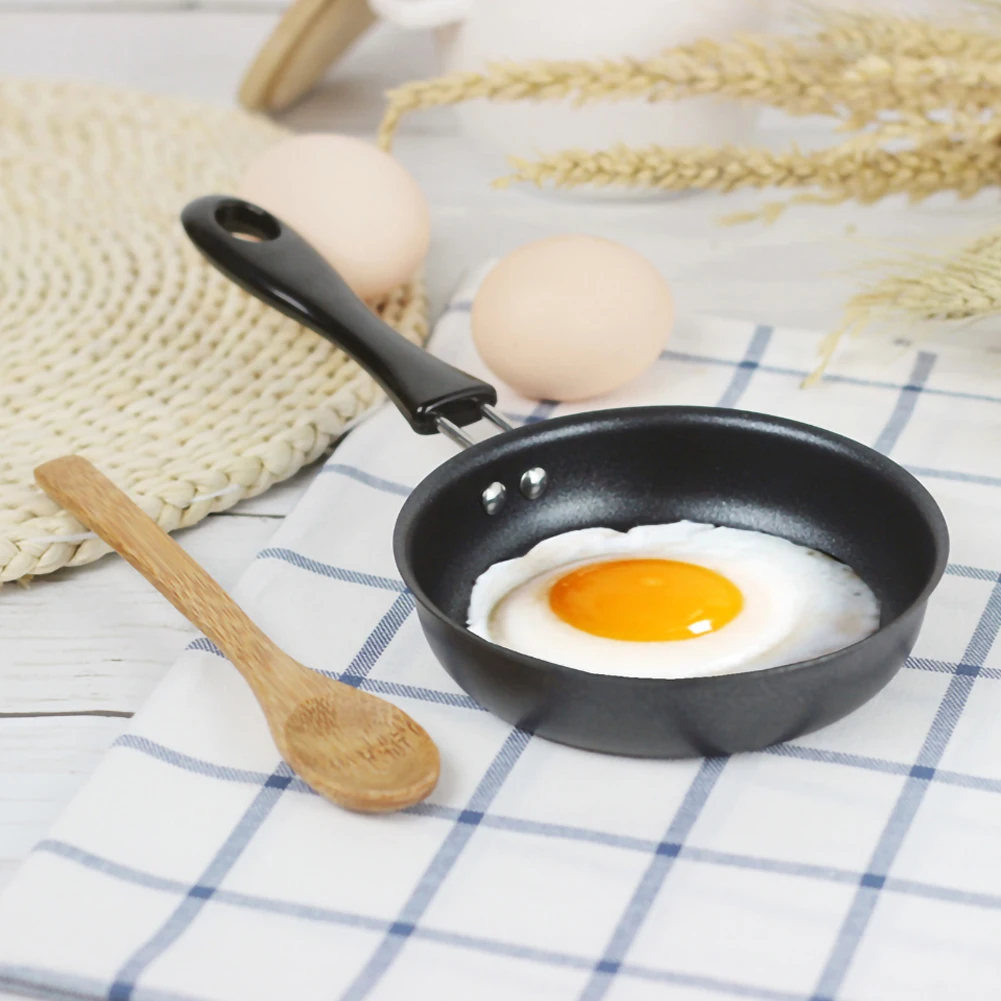 

12cm Non-Stick Frying Pan Pot Fried Egg Mini Pancakes Pans Cook Mini Frying Kitchen Breakfast Pan Kitchen Dining Tools