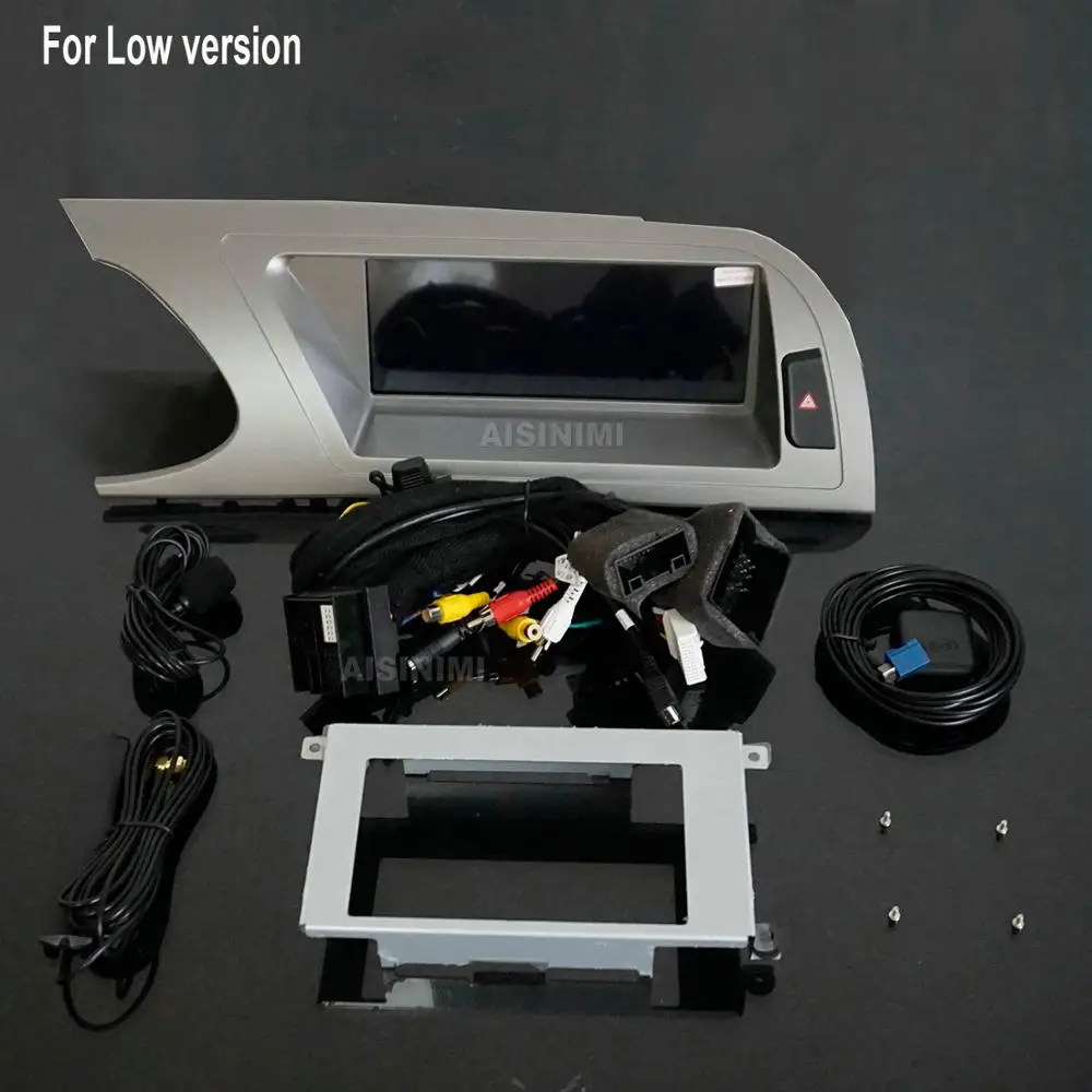 Автомобильный Dvd-плеер AISINIMI Android 9 0 для Audi A4 A4L (2009-2012) дисплей монитора аудио gps