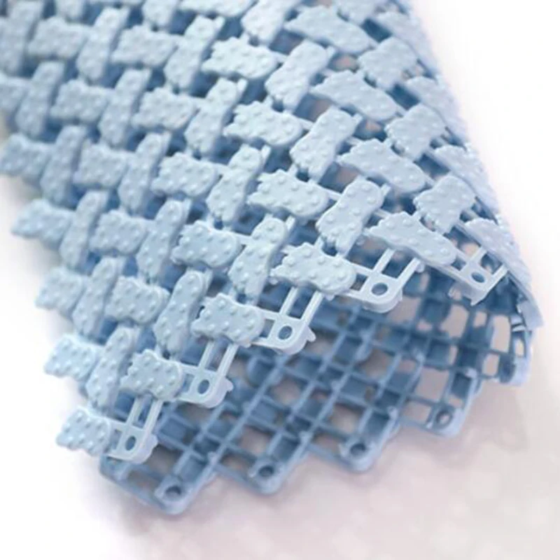 Пластиковый нескользящий напольный коврик для ванной 25 х25 см | Дом и сад