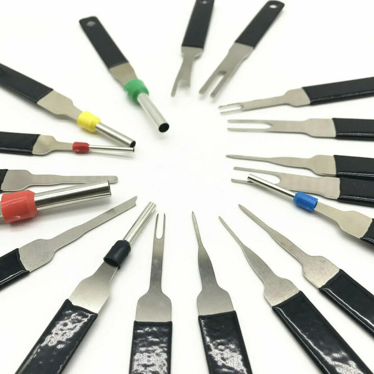 

Stainless Steel Car Wire Removal Tool 18Pcs Automotive Crimp Electrical