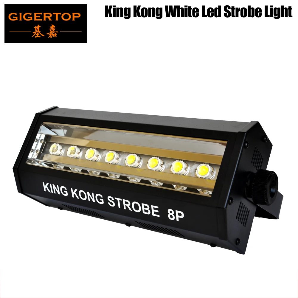 Kingkong стробосветильник 8P белый мини-размер 3PIN DMX512 вход/выход разъем ЖК-дисплей
