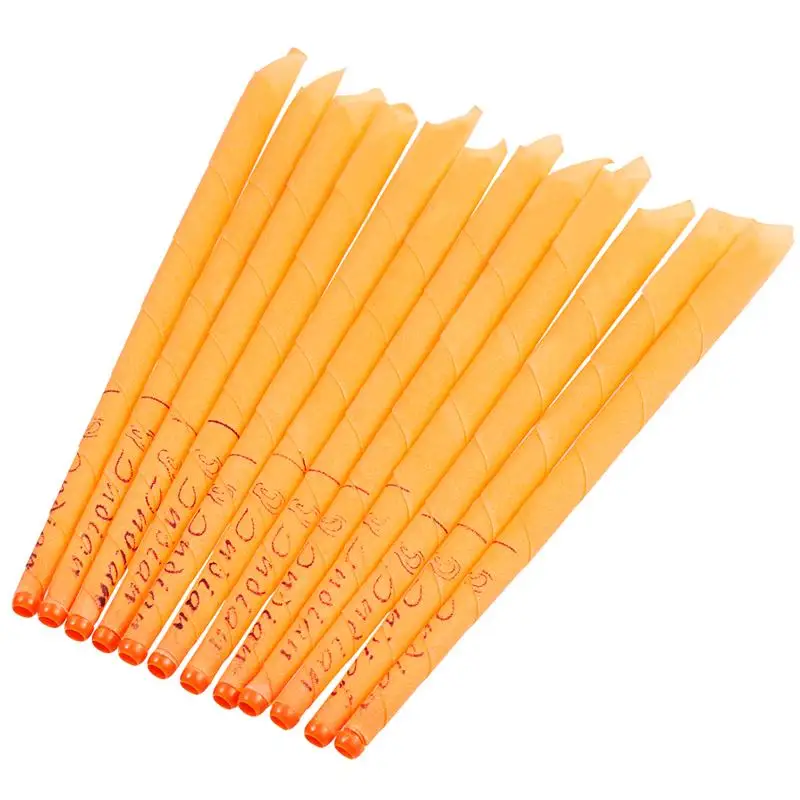 ROSENICE12PCS ушные восковые свечи практичный натуральный здоровый уход для удаления