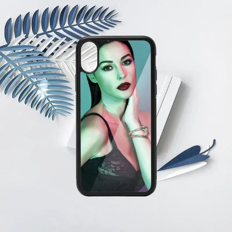 

Model Monica Bellucci luxury Phone Case shell PC for iPhone 11 12 pro XS MAX 8 7 6 6S Plus X 5S SE 2020 XR