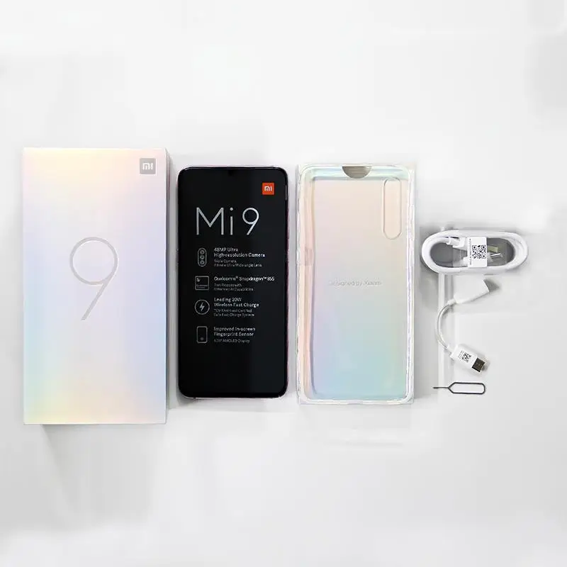 Смартфон Xiaomi Mi 9 глобальной версии 6 ГБ 64 восьмиядерный процессор Snapdragon 855 экран 39