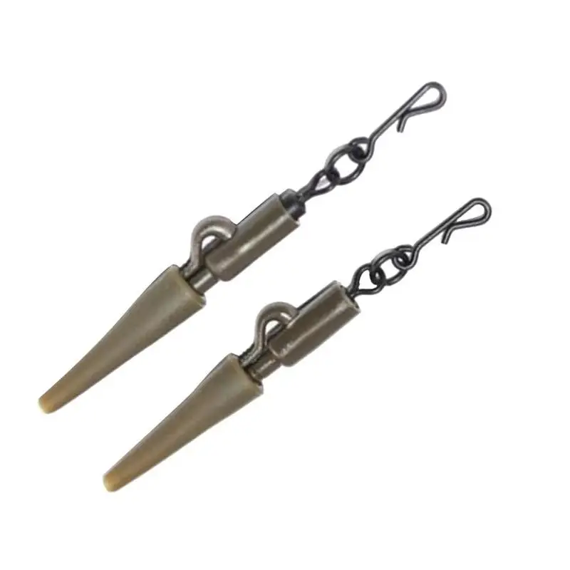 20 комплектов Быстросменные Вертлюги для карпа набор безопасных свинцовых