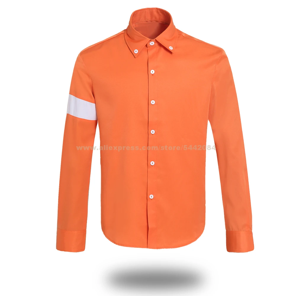 

MJ Michael Jackson Jam Shirt Prefromance Party Costume Prop Proformance Party Cosplay Imitation Prop MTV Collection #08JAMD01