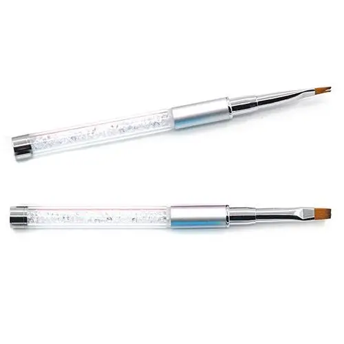 

Женские инструменты для ногтей, ручка для дизайна ногтей, акриловая ручка, разразы, искусственные ногти, плоская кисть, это искусственная ру...