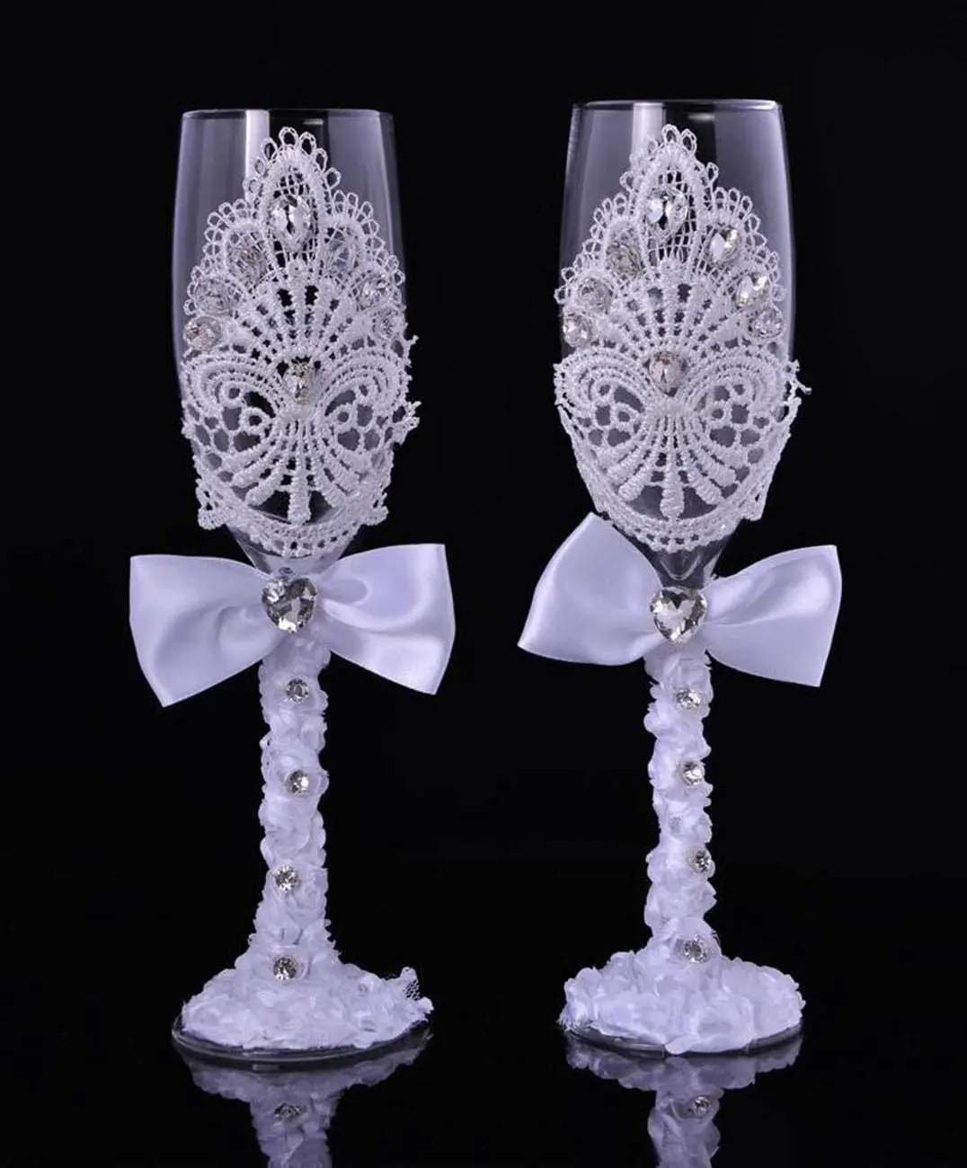 Свадебные принадлежности нож для торта набор сервировки пирогов и бокалы