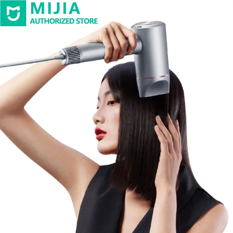 

XiaoMi Mijia H900 быстрая скорость фен для волос, электрический Фрезер для Стенд Портативный Белый диффузер c насадкой по технологии интеллектуаль...