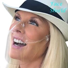 Прозрачные противотуманные защитные очки, комбинированные Пластиковые Многоразовые очки, Легкое покрытие лица для защиты глаз, носа, рта, для взрослых