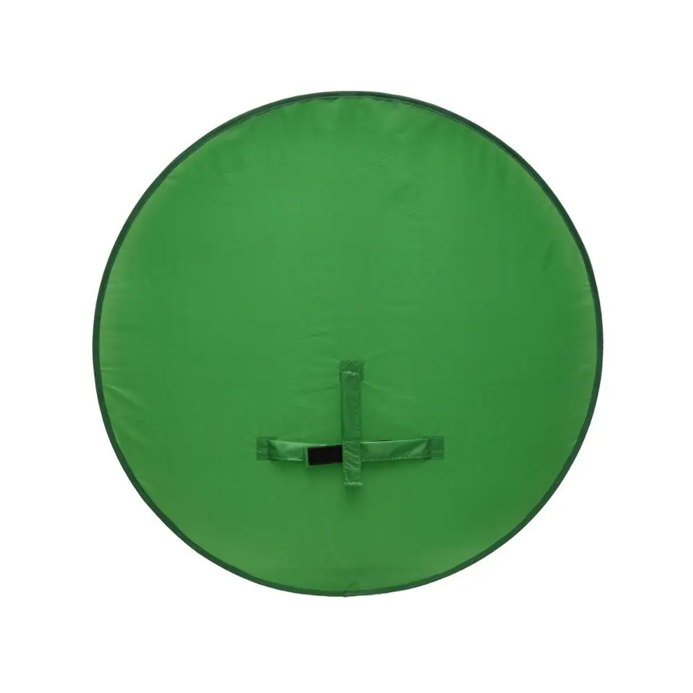 Зеленый экран круглая фотография фон фото портативный отражатель для прямой