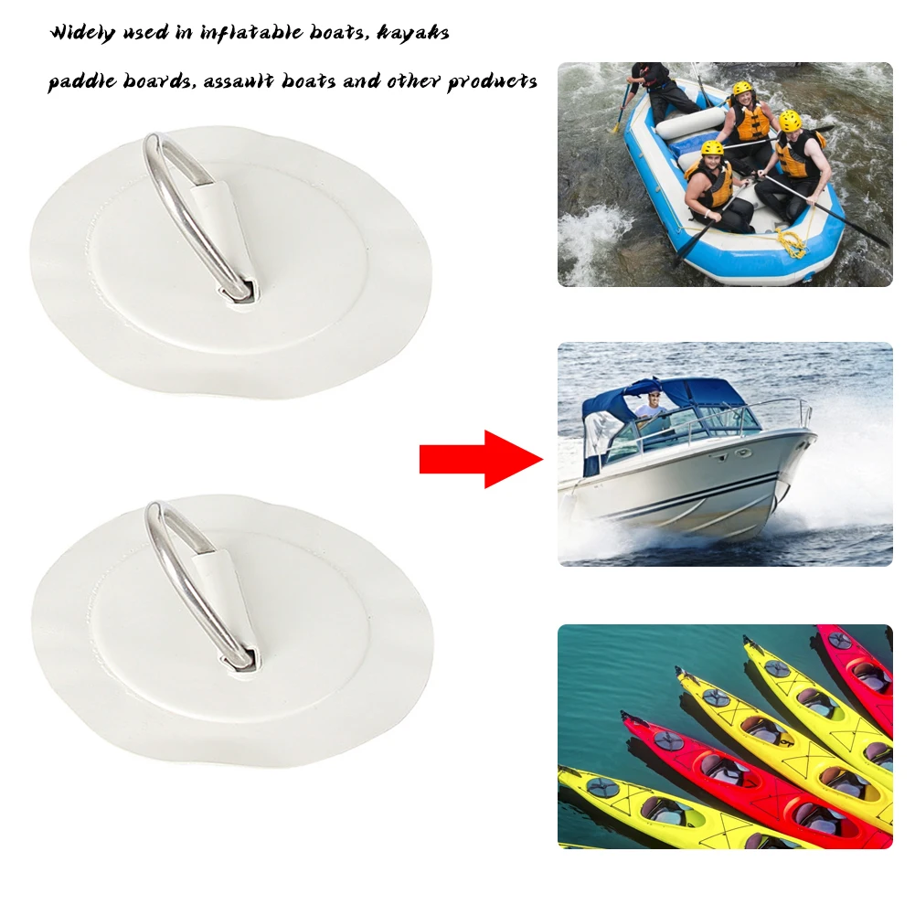 

2 шт., 5 см, D-образные Пластыри для лодки, Каяка