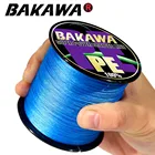 BAKAWA 4-жильная 300 м 100% ПЭ плетеная многонитевая рыболовная леска 10-85 анг. Фунт. Японская плетеная сверхпрочная рыболовная леска